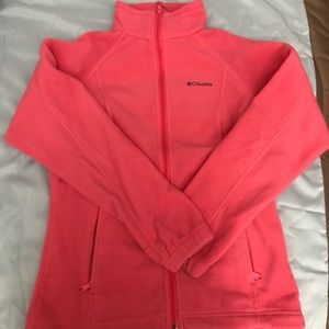 Small Columbia Coral/Pink Fleece